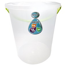 HOUSE 好室喵 透明水桶 附蓋子, 顏色隨機, 1個