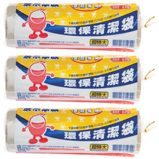 奈米家族 餐廳專用環保清潔袋 超特大 94X115cm, 3捲