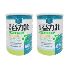 益富 益力壯 給力乳清蛋白高鈣配方, 750g, 2罐