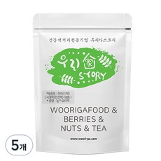 우리가스토리 쑥차 삼각티백, 1g, 60개입, 5개