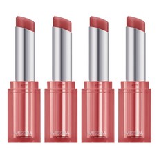 MISSHA 亮彩潤唇膏 NO.2果凍梅紅 4.8g 台灣公司貨, 4支