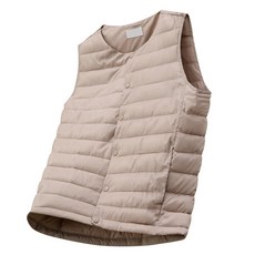 圓領輕量保暖填充背心 HA-1010 THE1012