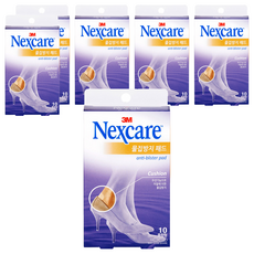 넥스케어 물집방지패드 혼합형 10매, 6세트