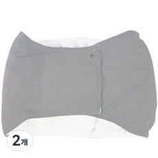 DING DONG PET 狗狗防水禮貌帶 灰色, 超小型, 2個, 1入