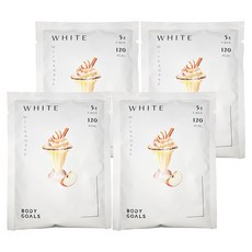 BODY GOALS 白奶昔 蘋果牛奶 5g纖維 120 KCAL, 30g, 4包
