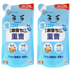 LEC 激落君 小蘇打 電解水 泡沫噴霧清潔劑 補充包, 360ml, 日本製造, 2包