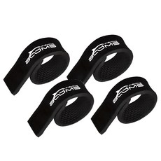 BOOMS FISHING RS31 釣竿束帶 4入1組, 黑色