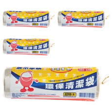 奈米家族 餐廳專用環保清潔袋 超特大 94X115cm, 4捲