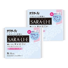 小林製藥 Sara.li.e 衛生護墊 法式玫瑰香 透氣性佳, 14 x 5.7cm, 72片, 2包