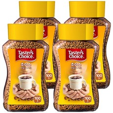 NESCAFE 雀巢咖啡 Taster's Choice Taster's Choicee罐裝溫和摩卡即溶咖啡粉, 100g, 4個