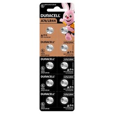 듀라셀 알카라인 코인건전지 LR44/A76, 10개입, 1개