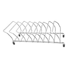 DAY&DAY 日日家居 碗盤架 小 盤子架-8格 #304 不鏽鋼 W265*D90*H98MM, 銀色, 1個