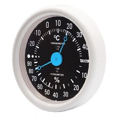 TANITA 塔尼達 指針式溫濕度計 TT-515, 黑色, 1個