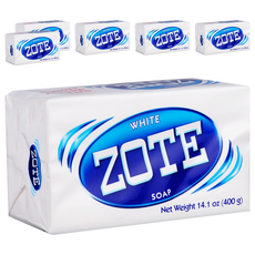 ZOTE ZOTE洗衣皂 白色, 400g, 6個