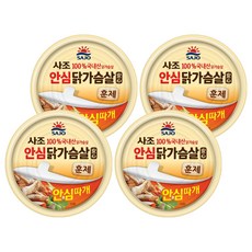 안심 훈제 닭가슴살, 90g, 4개