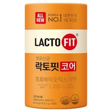 Chong Kun Dang 鍾根堂 LACTO-FIT Core益生菌隨身包 60條入, 120克, 1罐