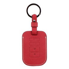 Named Origin 皮革智慧鑰匙殼 K03 兼容Kia The New Sorento及其他車款, 酒紅色