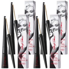 NEOGEN DERMALOGY Extra纖長捲翹金屬睫毛膏 瑪麗蓮夢露包裝 6ml, Black, 4支