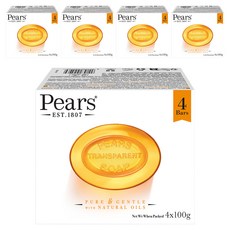 Pears 溫和甘油肥皂, 20個, 100g