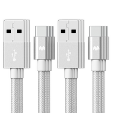 GOOSPERY Type-C to USB 高速充電線, 銀色, 1.5m, 6個
