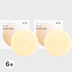 동구밭 지성용 샴푸바, 100g, 6개