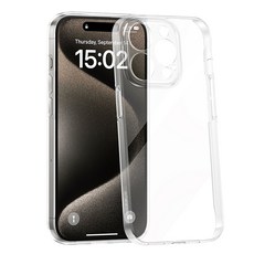 베이스어스 변색방지 슬림 PC소재 크리스탈 휴대폰 케이스