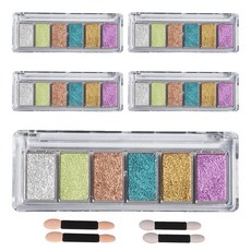 Tanager美甲玻璃極光鏡面亮粉 6款, A3, 5組