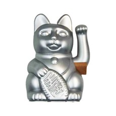 Diminuto Cielo 幸運繽紛自動招手招財貓, 銀色
