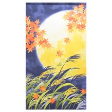 COSMOS 諾倫 門簾 85 x 150 cm 日式風格 居家裝飾 分隔空間, 月光楓