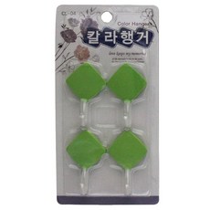 모더러스 칼라행거4입 마름모, 1개, 그린