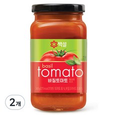 백설 바질 토마토 파스타소스, 2개, 365g