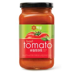 백설 바질 토마토 파스타소스, 1개, 365g