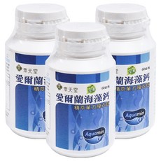 VEGLIGHT 素天堂 愛爾蘭海藻鈣 精萃單方膜衣錠, 60顆, 3瓶