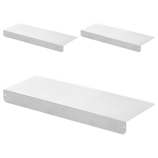 葉子小舖 L型縫隙置物架 磁吸款 40cm, 3個, 白色