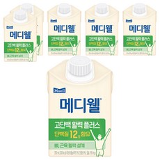 Mediwell 高蛋白活力Plus營養餐, 6個, 200ml