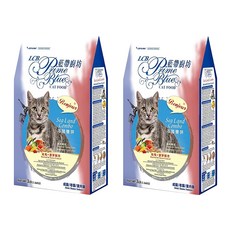 LCB 藍帶廚坊 成貓/老貓/室內貓 海陸雙拼 化毛+潔牙配方 乾飼料 1.36kg, 2袋