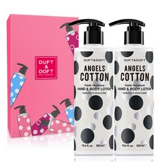 더프트앤도프트 트리플 모이스춰 핸드앤바디로션 엔젤스코튼, 2개, 300ml