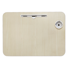 品屋 床上小桌板 含卡槽 + 杯托 + 抽屜 70 x 48 x 32cm 清楓木