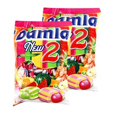 tayas 雙色什錦軟糖 熱帶水果口味, 1kg, 2袋