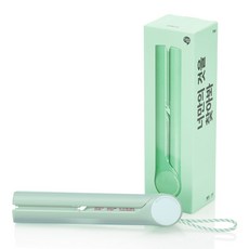 유닉스 충전용 무선 플랫 고데기, 민트그린, UCI-A2022