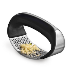 Guus不鏽鋼大蒜搗碎器, 1個, 黑色