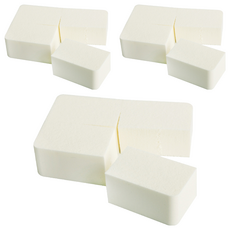 Mustaev Pro Beauty 化妝海綿 56*34mm, 白色, 3組