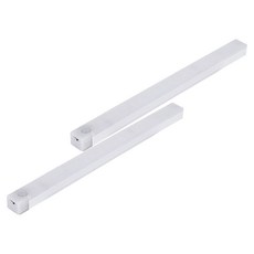 LED磁吸人體感應燈 30cm 人體感應 磁吸安裝 USB充電, 暖光, 2個