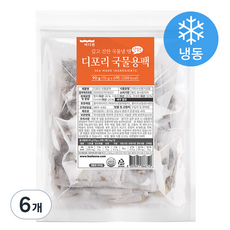 바다원 간편 국물용팩 디포리, 15g, 6개입, 6개