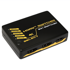 Alanview HDMI 4K2K 五進一出切換器 UHD v1.4, 支援多設備連接, 4K超高解析度, AL1451, 1個