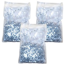 Biz Life MC切工水晶免燙平底美甲鑽, 3個, ss12 3.0-3.2mm