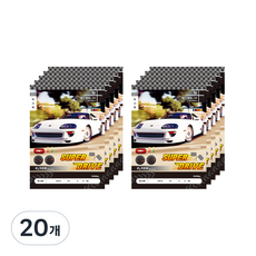 ibis 男童款小學1-2閱讀紀錄寬格筆記本 汽車 11060, 20個, 混色