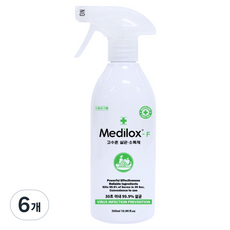 메디록스 F 식품용 살균소독제 식품첨가물 스프레이, 500ml, 6개