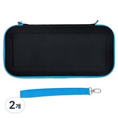 겜맥 닌텐도스위치2 하드파우치, 블랙 + 블루, 2개, KMNS2-103