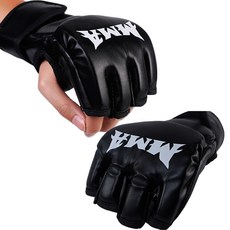 韓星國度 柔術 拳擊 格鬥 訓練 對打手套 雙手穿戴, MMA 黑色